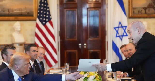 Netanyahu Tells Trump, at Dinner, He Nominated Him for Nobel Peace Prize