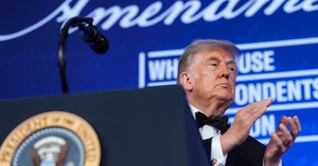 WATCH: Trump Jokes RFK Jr. ‘Ran over the Cow’ Served at Correspondents’ Dinner