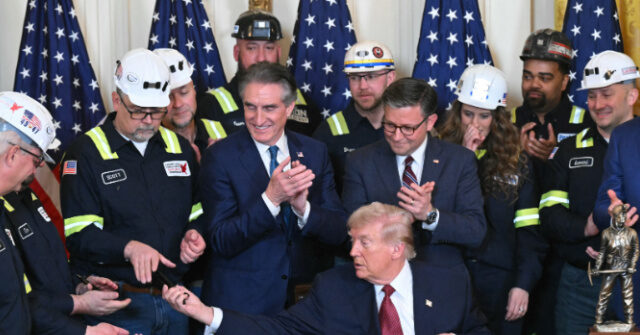 Trump Honored on Behalf of Coal Miners as ‘Undisputed Champion of Beautiful, Clean Coal’