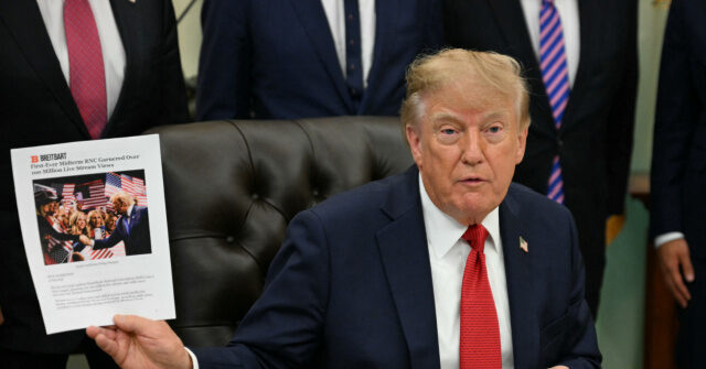 President Trump Says Breitbart Is the Only News Outlet that Covers Him Fairly