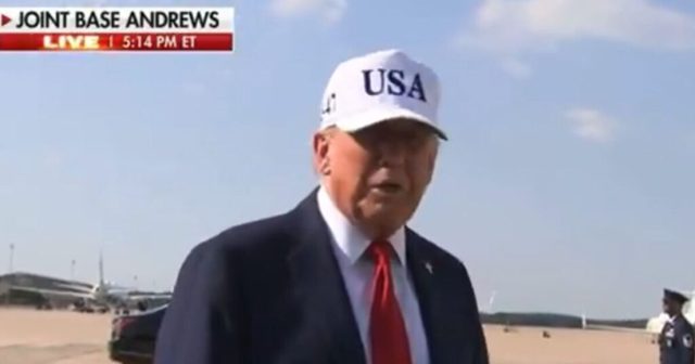 After President Trump Is Told Congress Has the Power to Govern DC He Tells Reporters His Administration Will Deal with Washington DC This Week
