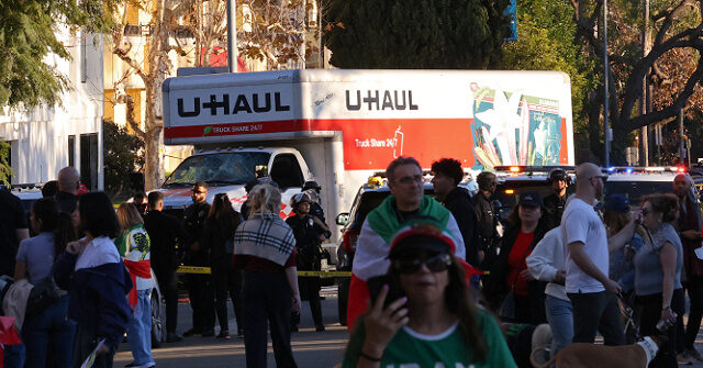 Watch: U-Haul Truck Rams into Crowd Protesting Iranian Regime in L.A.
