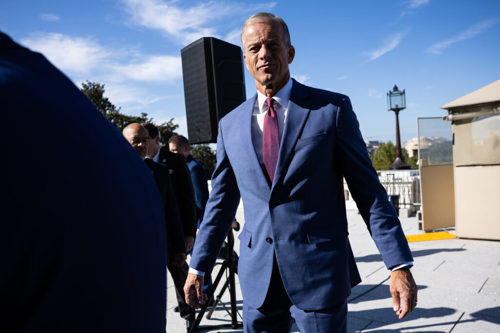 How John Thune sees the shutdown ending