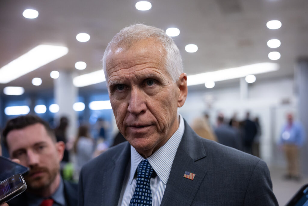 Tillis ‘optimistic’ roadblock to Fed chair confirmation will be resolved