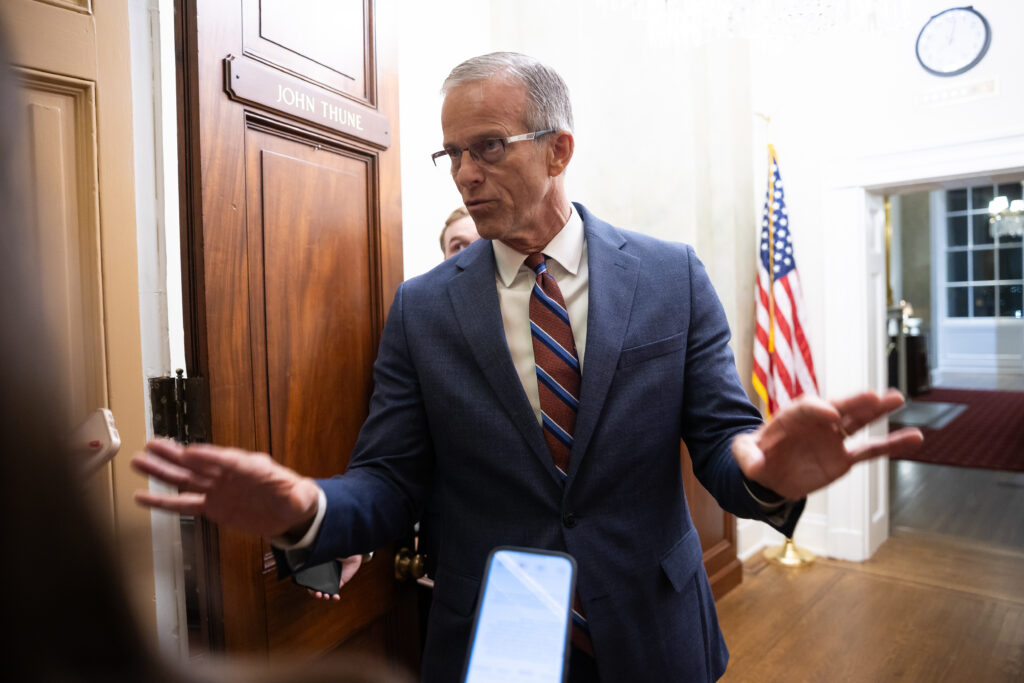 Senators rage against phone data payout measure won by Thune
