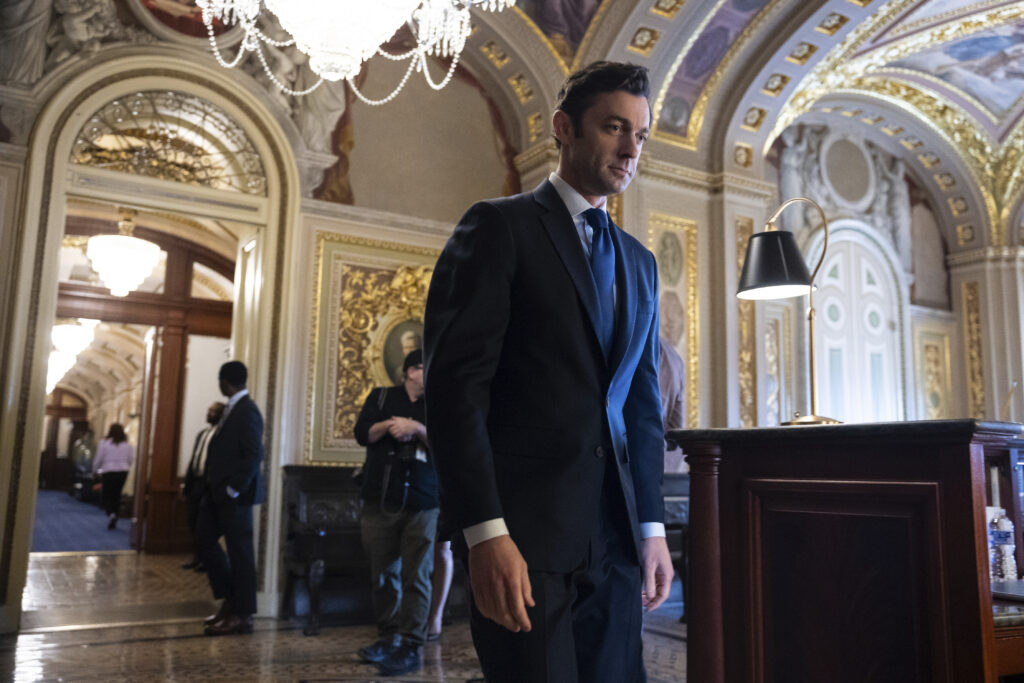 Jon Ossoff should be feeling shutdown heat. He’s not acting like it.