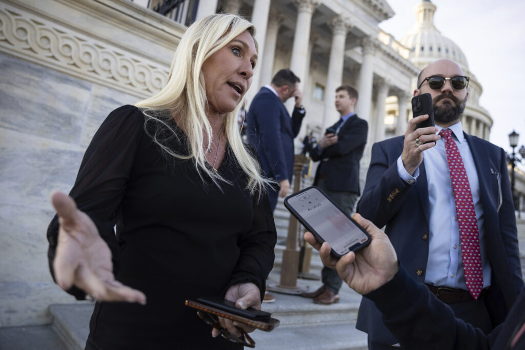 Republicans are growing tired of Marjorie Taylor Greene’s shutdown attacks