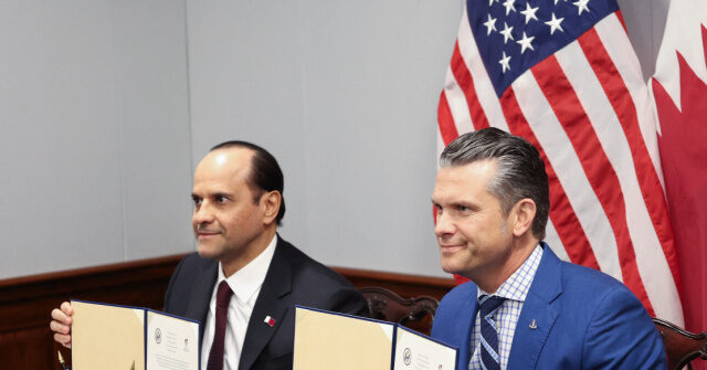 Hegseth Reveals Qatar Allowed to Build Air Force Facility at U.S. Air Force Base