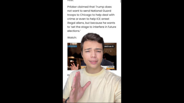 Victor Reacts: Did Illinois Governor JB Pritzker Just Admit Illegals Vote in Chicago? (VIDEO)