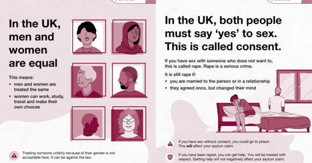 UK “Don’t R-pe” Booklet for Asylum Seekers Intended to Stop Grooming Gangs and Prevent Crimes Against Women and Children