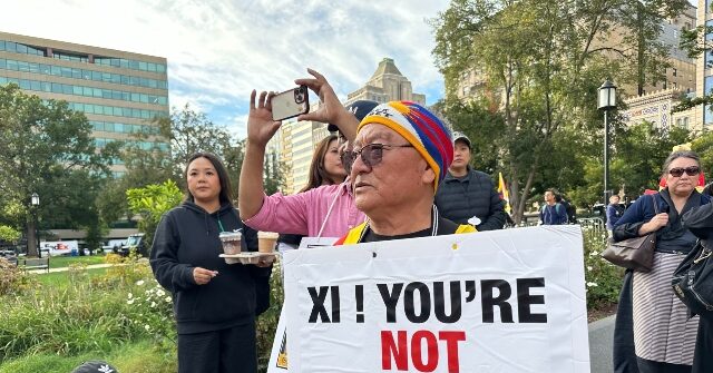 Watch Live: Demonstrators Gather in D.C. to Protest China’s Xi Jinping Visit