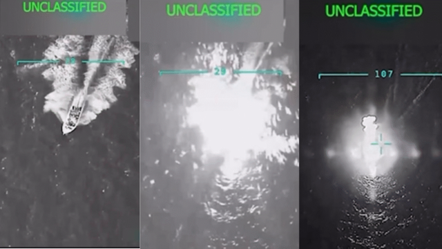 WATCH: “Let This Serve as Notice… BEWARE!” – Trump Posts EPIC Video of Tren De Aragua Drug Trafficking Vessel Being Blown Out of the Water Killing 11 Designated Foreign Terrorists