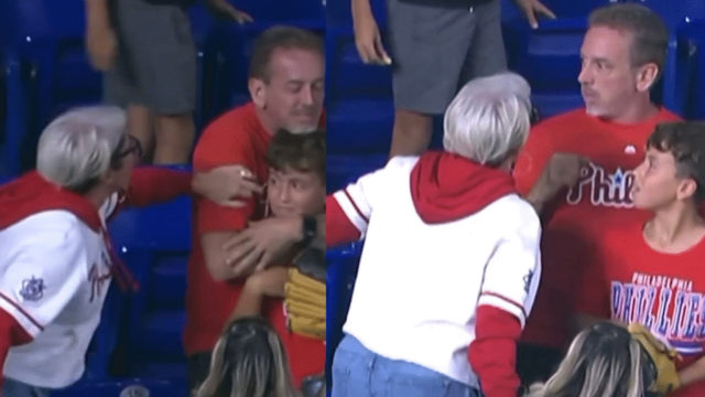 “Phillies Karen” Sets Internet Ablaze After Stealing Home Run Ball From Young Birthday Boy and Father (VIDEO)