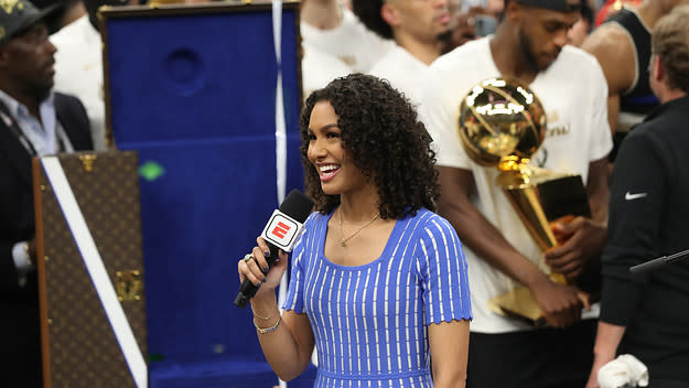 NBA reporter Malika Andrews