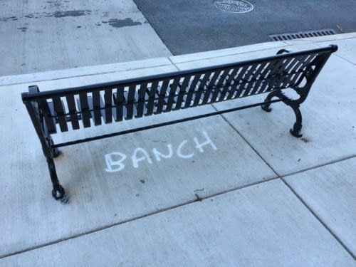 bench labled banch