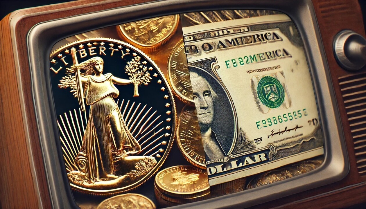 Sound money gold silver American Gold Eagle vs Federal Reserve Note Fiat Currency. Joshua D Glawson.