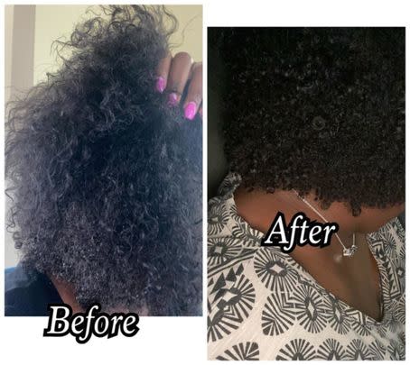 A deep-conditioning hair mask with castor oil