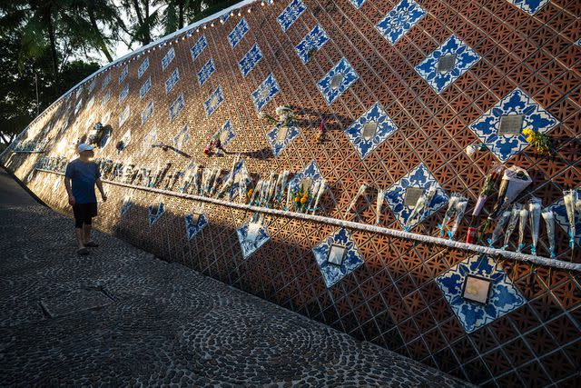 Sirachai Arunrugstichai/Getty  Tsunami memorial in Thailand