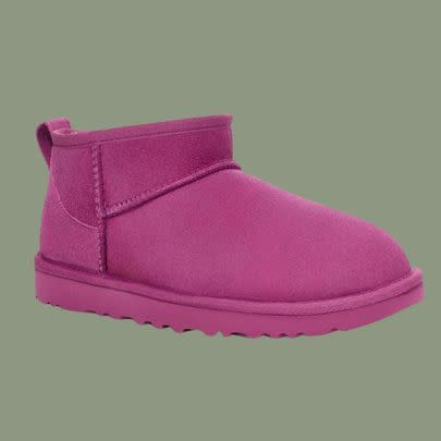 A pair shearling-lined Ugg booties