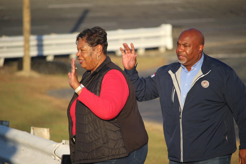 Lt. Gov. Mark Robinson and his wife Yolanda