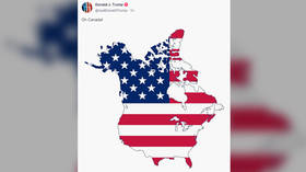 Trump posts maps of Canada as US territory