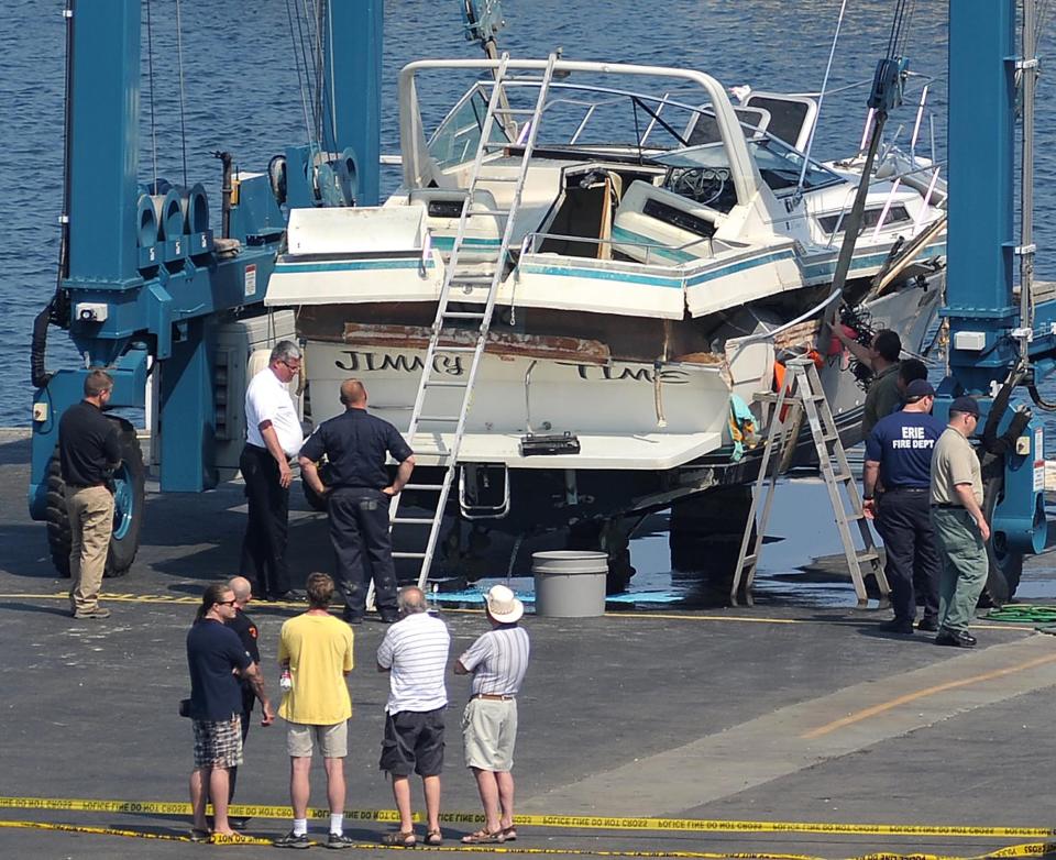 Pretrial disputes in the Hertel & Brown case revealed the connection between the fraud case and a fatal boat explosion at the Erie Yacht Club on May 30, 2011.