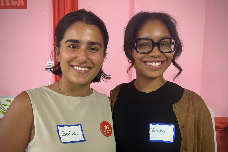 A volunteer and a South Brooklyn Sanctuary intern at the end of a Monday night asylum clinic. (South Brooklyn Sanctuary)