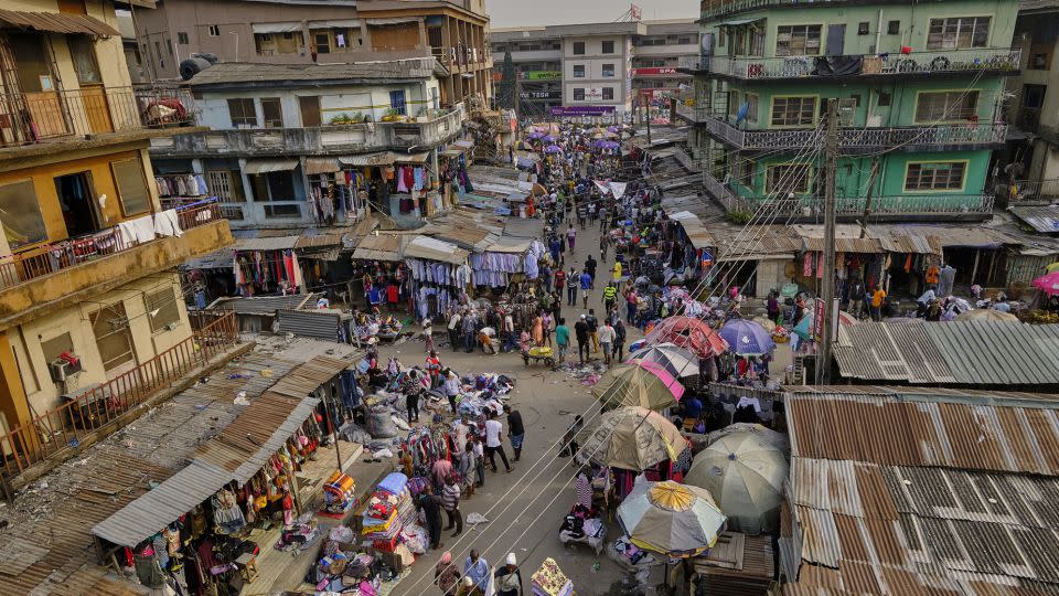 Lagos has an estimated population of more than 16.5 million, according to the UN World Urbanization Prospects. - Adeyinka Yusuf/Anadolu Agency/Getty Images