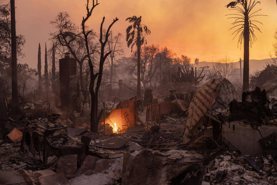 Powerful Winds Fuel Multiple Fires Across Los Angeles Area (David McNew / Getty Images)