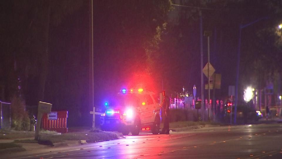 FHP troopers, Orlando police and Orange County sheriff's deputies were visible Wednesday night at the crash scene along Rio Grande Avenue.