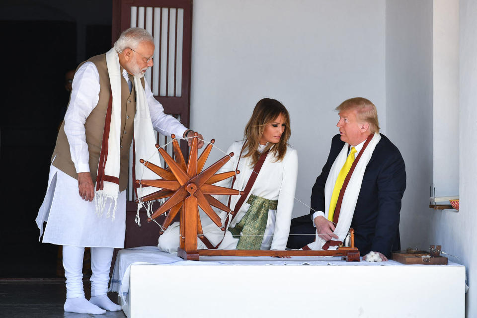 Modi Trump India Visit (Mandel Ngan / AFP via Getty Images)