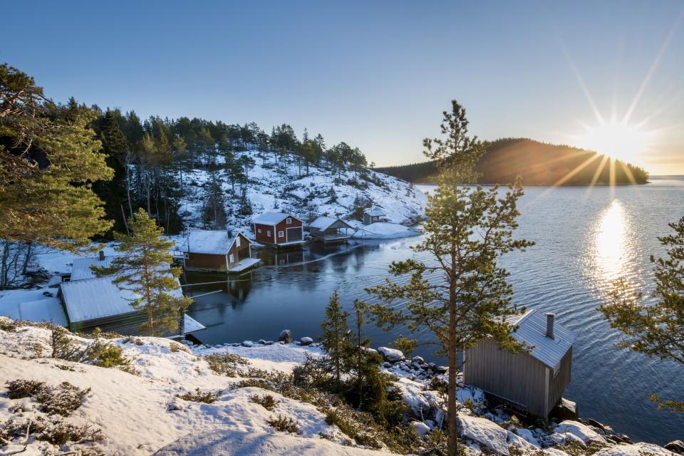 archipelago port in Norrland