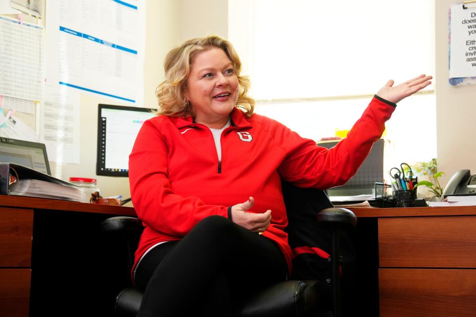 U.S. Grant High School guidance counselor Cyndi Thomas is in some ways the air traffic controller at the center of a complex system designed to give children the education that will help them succeed in life.