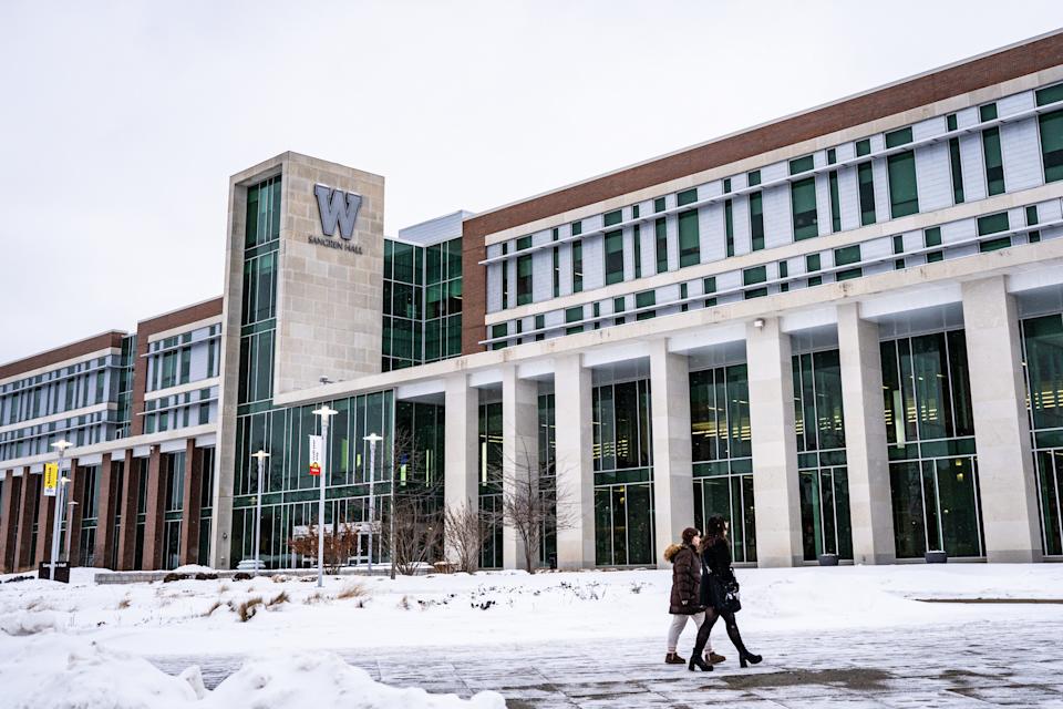 The Western Michigan University campus in Kalamazoo.