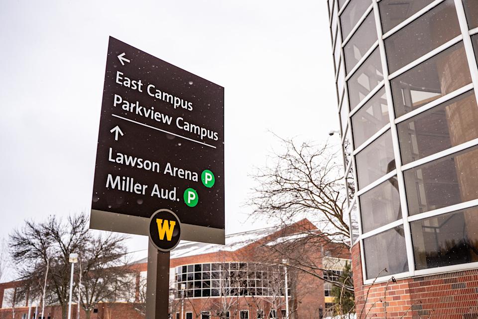 The Western Michigan University campus in Kalamazoo.