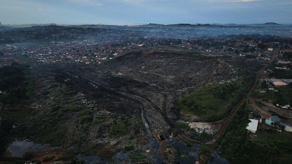 A bird's eye view of the vast Kiteezi waste site 