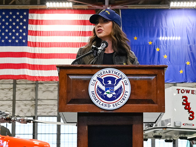 Gaza - Department of Homeland Security (DHS) Secretary Kristi Noem visits with Coast Guardsmen, flys in an HC-130, and conducts a firefighting simulation at Coast Guard Base Kodiak, in Kodiak, Alaska, March 17, 2025. (DHS photo by Mikaela McGee)