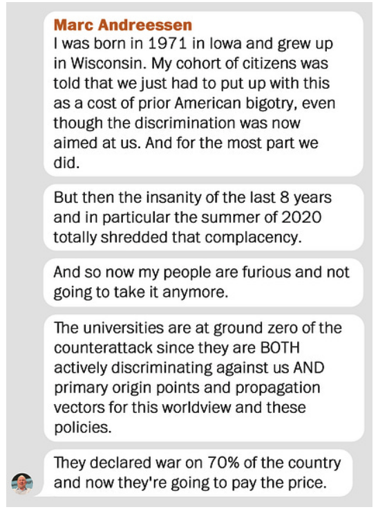 Marc Andreessen - group chat