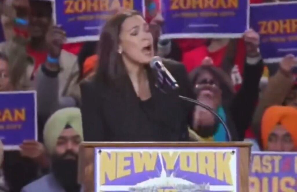 WTH?! AOC Goes On Unhinged Screaming Rant at Mamdani Rally (VIDEO)
