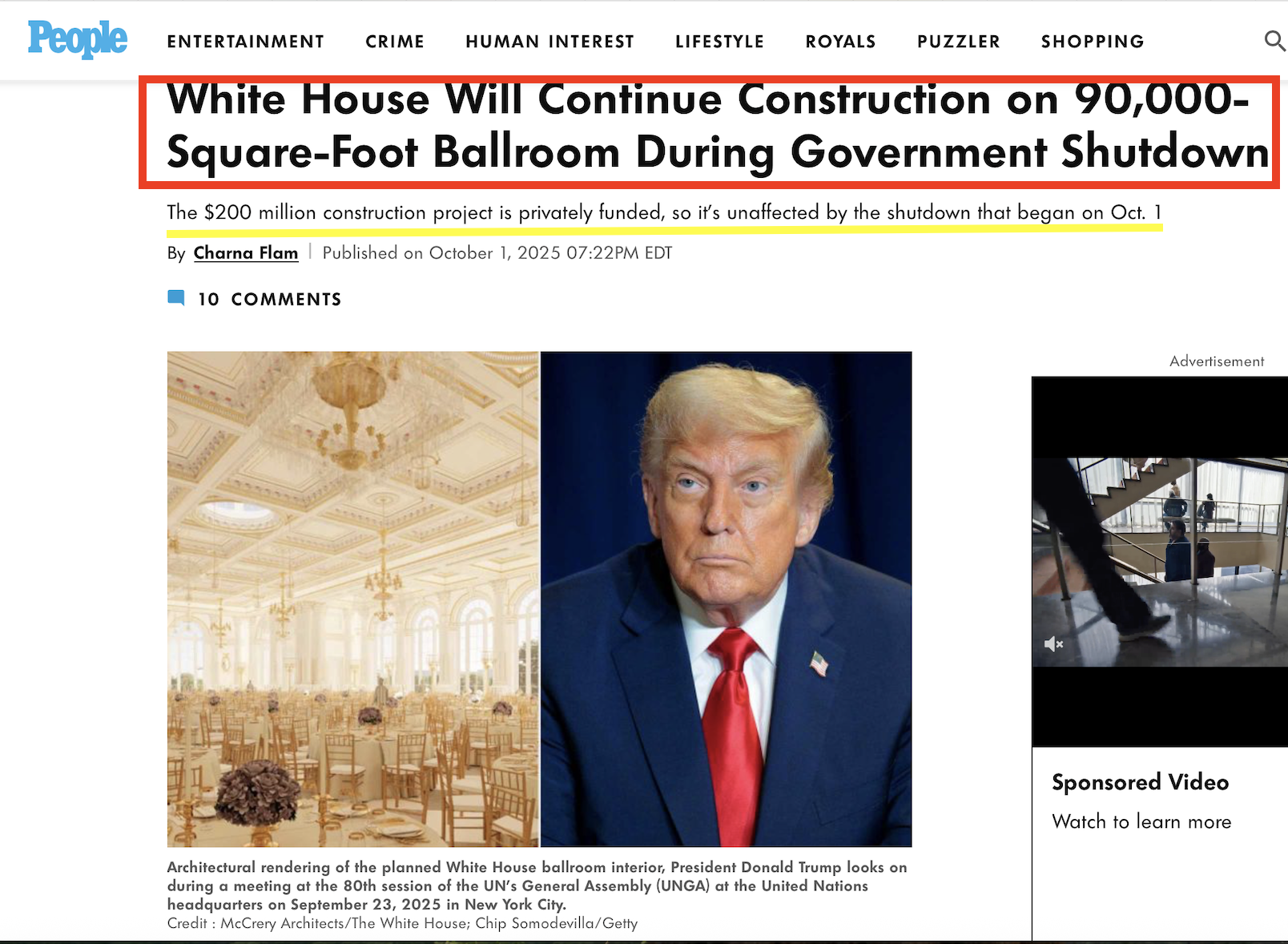 Architectural rendering of the new White House ballroom interior, showcasing elegant design elements and decor for the upcoming 90,000-square-foot space.
