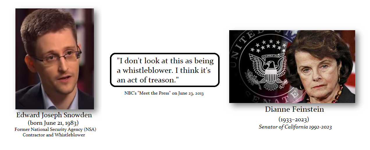 Feinstein on Snowden