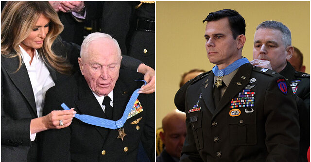 Trump Awards Medal of Honor to 100-Year-Old Korean War Pilot, Wounded Pilot in Venezuela Raid