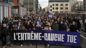 Thousands march in Lyon in tribute to murdered right-wing activist (VIDEOS)