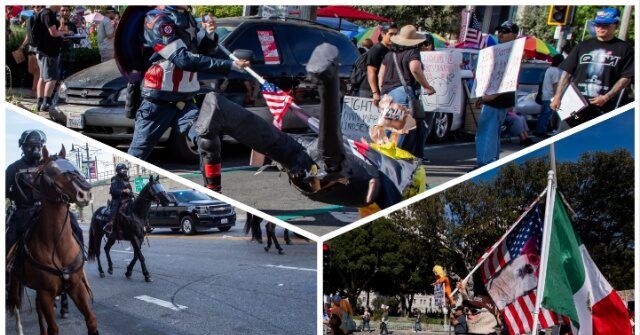 Los Angeles ‘No Kings’ Demonstrators Turn Violent, Assault Federal Building Following Rally
