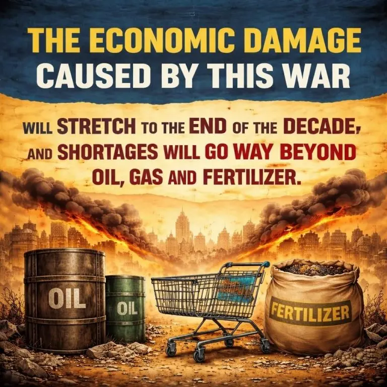 The Economic Damage Caused By This War Will Stretch To The End Of The Decade, And Shortages Will Go Way Beyond Oil, Gas And Fertilizer