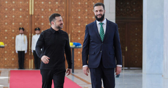 Syria’s Jihadi President Gives Ukraine’s Zelensky Red Carpet Treatment in Damascus