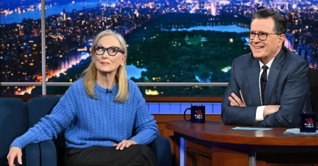 Watch: Meryl Streep Goes on Fake News Tirade Against Voter ID, Save America Act on Colbert