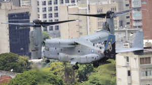 US Ospreys hover over Venezuelan capital (VIDEO)