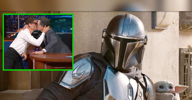 Video: Pedro Pascal Kisses Stephen Colbert, Calls Himself ‘an Actress’ While Promoting Disney’s ‘The Mandalorian and Grogu’