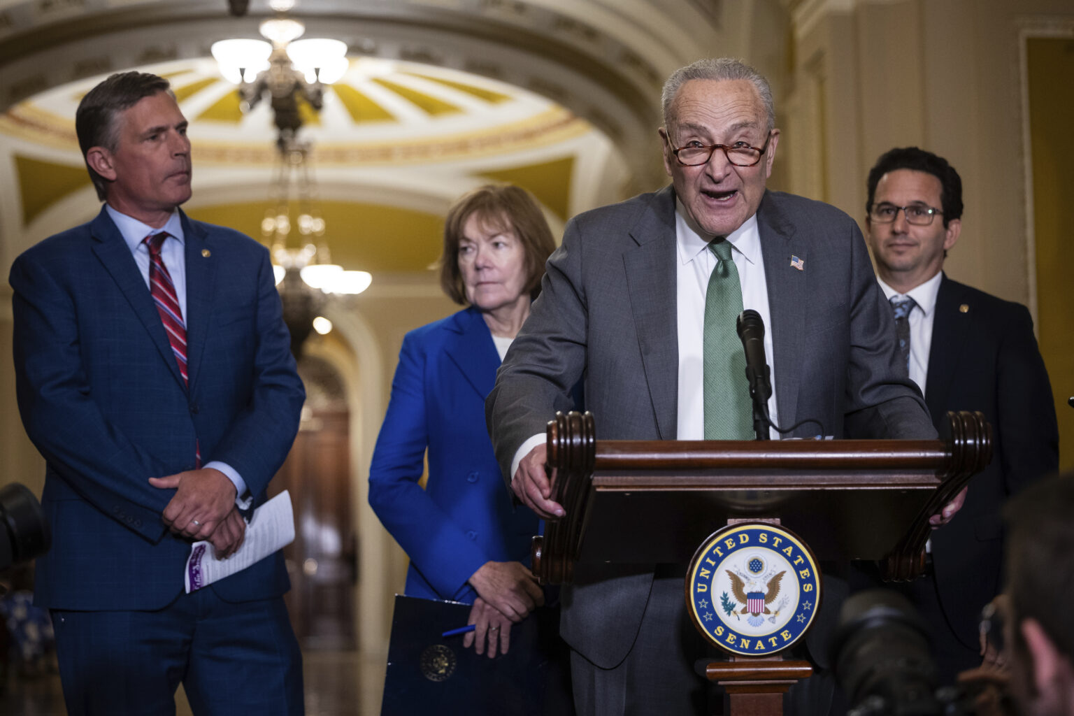 Capitol agenda: Dems try to twist knife in Trump-GOP tensions